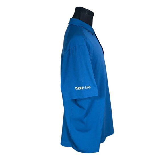 Nike Men's Blue Short Sleeve Polo Shirt Large Dasi - Picture 7 of 8